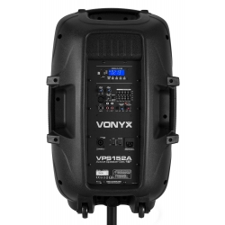 Aktywny zestaw kolumn Vonyx VPS152A 1000 W + statywy + mikrofon